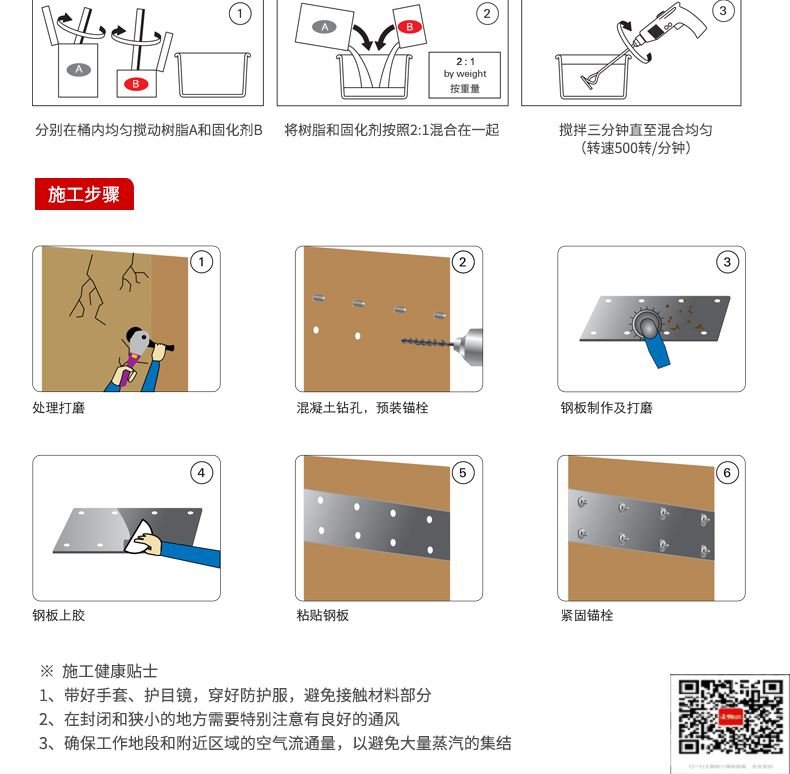 包钢闽清粘钢加固施工过程